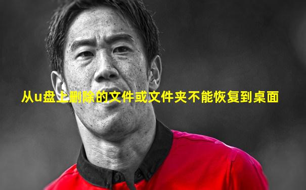 从u盘上删除的文件或文件夹不能恢复到桌面