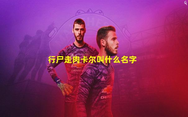 行尸走肉卡尔叫什么名字